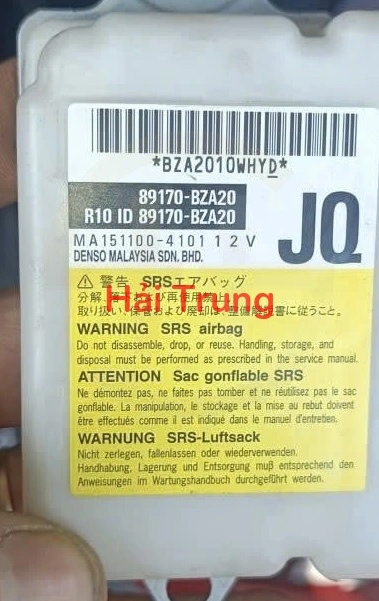 Hộp điều khiển túi khí Toyota Avanza, Yaris Cross Tháo Xe 89170-BZA20 89170BZA20