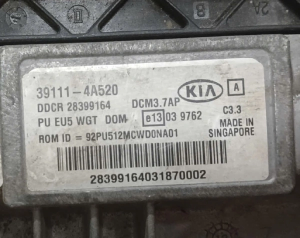 Hộp điều khiển động cơ Hộp đen Ecu Kia Bongo 3 Tháo Xe 39111-4A520