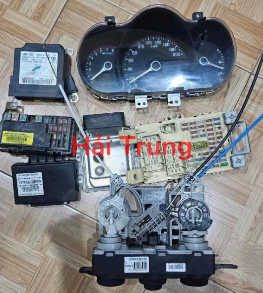 Tháo Xe Full set nổ, bộ nổ, hộp điện đầy đủ Kia Morning 2012-2020