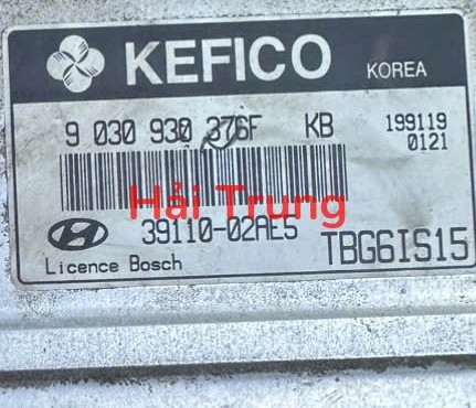 Hộp điều khiển động cơ ECU Hyundai Getz Tháo Xe 39110-02AE5 3911002AE5