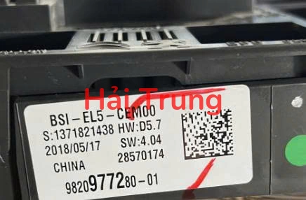 Hộp điều khiển thân xe BSI xe Peugeot 3008 5008 Tháo Xe BSI-EL5-CEM00 BSIEL5CEM00