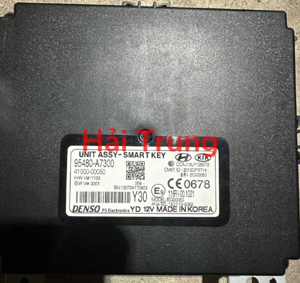 Hộp điều khiển chìa khóa SMK Kia K3, Cerato Tháo Xe 95480-A7300 95480A7300