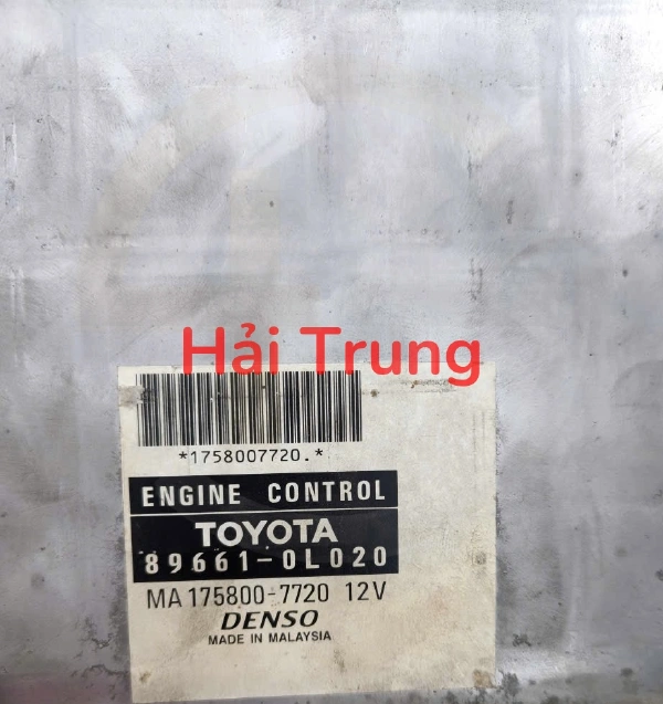 Hộp điều khiển động cơ Hộp đen ECU Toyota Hiace Tháo Xe 89661-0L020