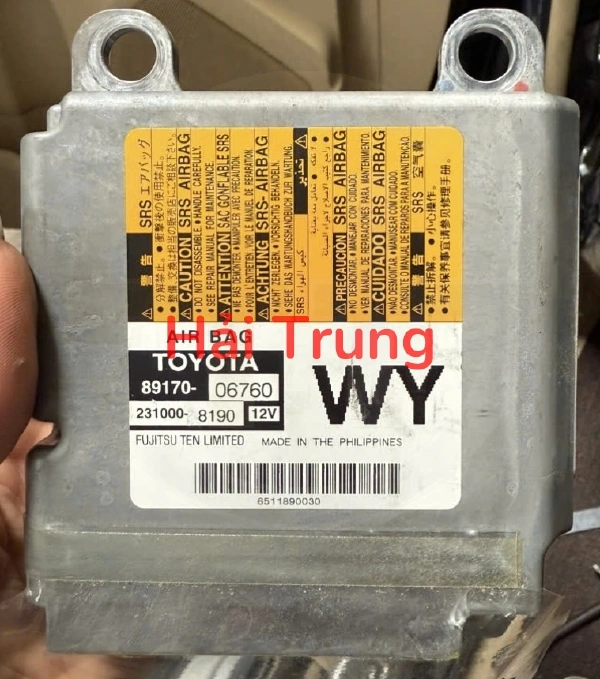Hộp điều khiển túi khi Toyota CAMRY HYBRID 2016-2019 Tháo Xe 89170-06760 8917006760