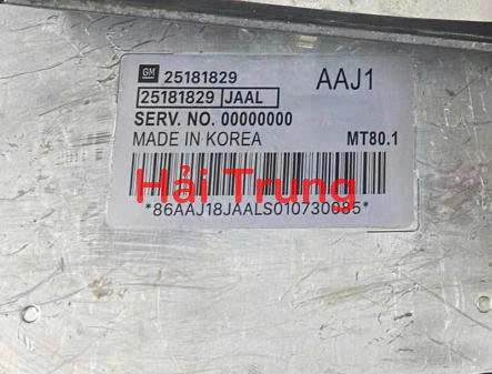Hộp điều khiển động cơ ECU ECM Chevrolet Cruze 1.6 Tháo Xe 25191636 25181829