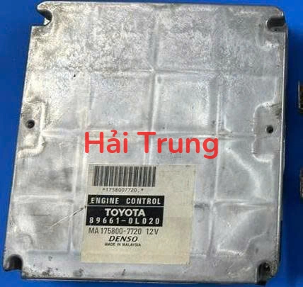 Hộp điều khiển động cơ Hộp đen ECU Toyota Hiace 2KD Tháo Xe 89661-0L020