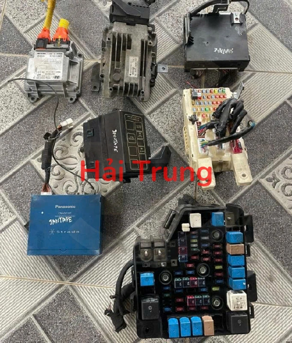 Full bộ điện, bộ nổ, hộp điện đầy đủ Hyundai Santafe 2008 2009 2010 2011 Tháo Xe