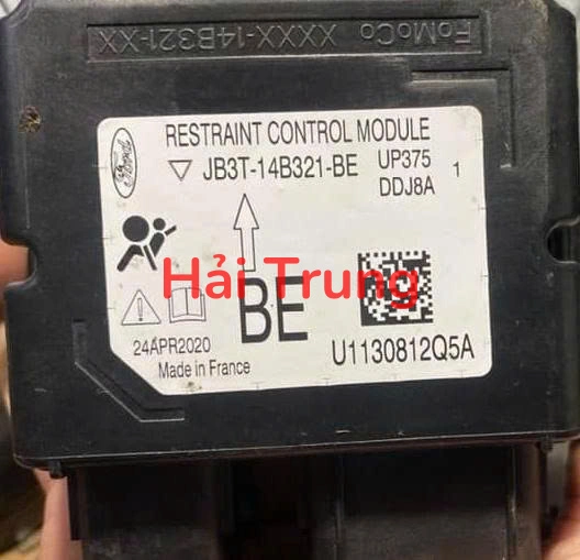Hộp điều khiển túi khí Ford Ranger Tháo Xe JB3T-14B321-BE JB3T14B321BE