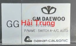 Bảng điều khiển công tắc điều hòa AC Chevrolet Aveo Tháo Xe 95228980