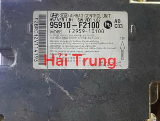 Hộp điều khiển túi khí Hyundai Elantra Tháo Xe 95910-F2100 95910F2100