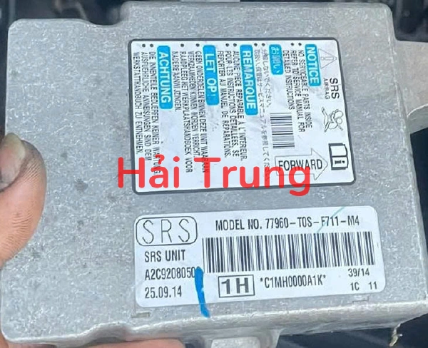 Hộp điều khiển túi khí Honda CR-V Tháo Xe 77960-T0S-F711-M4 77960T0SF711M4