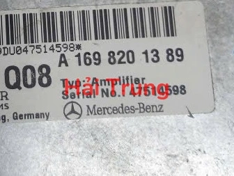 Hộp khuếch đại âm thanh Amply  Mercedes Benz W209 C350 CLK350 CLK500 Tháo Xe A1698201389