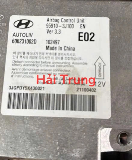 Hộp điều khiển túi khí Hyundai Veracruz Tháo Xe 95910-3J100 959103J100