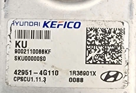 Hộp điều khiển hộp số Hyundai Custin Tháo Xe 42951-4G110
