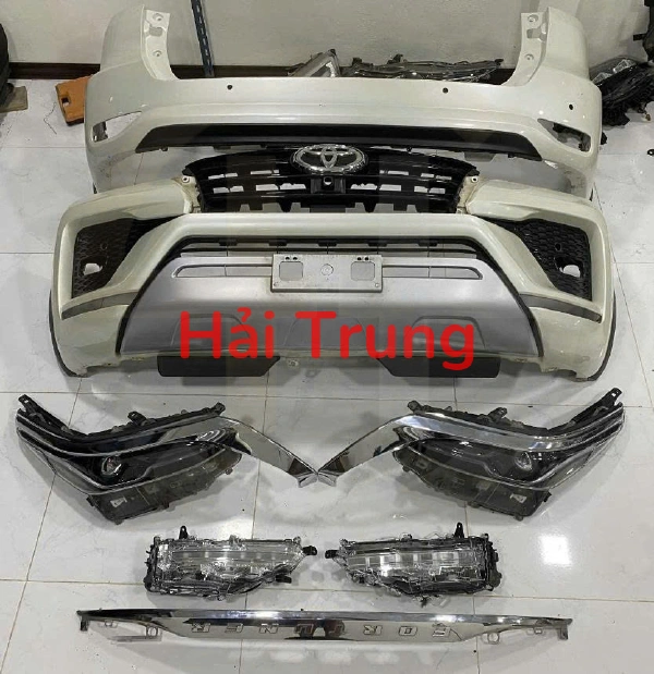 Full bộ cản trước, sau, đèn pha Toyota Fortuner 2025 2026 Tháo Xe Zin