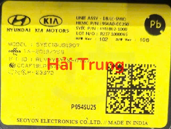 Hộp điều khiển điện tử IBU SMK Kia Sonet 2021-2025 Tháo Xe 954A0CC250