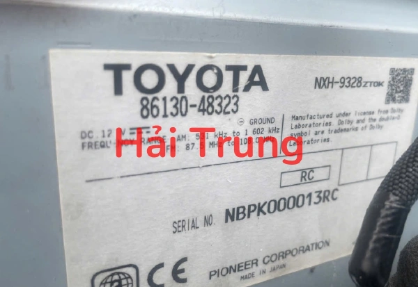 Bảng điều khiển Radio Lexus RX350 RX450h Tháo Xe 86130-48Q20 8613048Q20