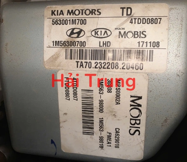 Mô tơ điều khiển cọc lái Kia Forte SLi Tháo Xe 563001M700