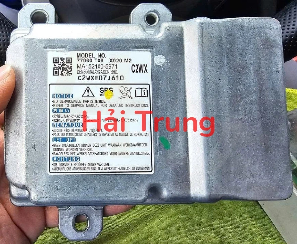 Hộp điều khiển túi Honda Brv 2023 Tháo Xe 77960-T86-X920-M2 77960 T86 X920 M2