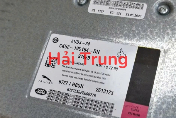 Hộp khuếch đại âm thanh (amply) Land Rover Range Rover Tháo Xe CK52-19C164-DN CK5219C164DN