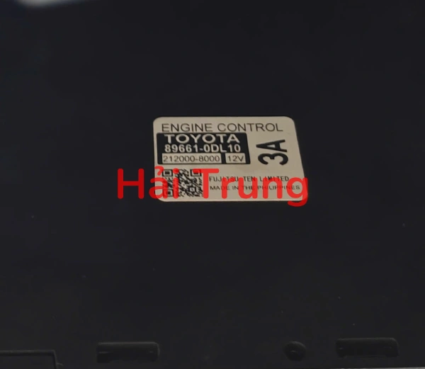 Hộp điều khiển động cơ Hộp đen ECU Toyota Vios Bãi Tháo 89661-0DL1A 896610DL1A