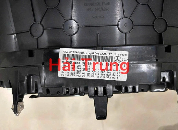 Đồng hồ táp lô Mercedes 2017 Tháo Xe A2059008229
